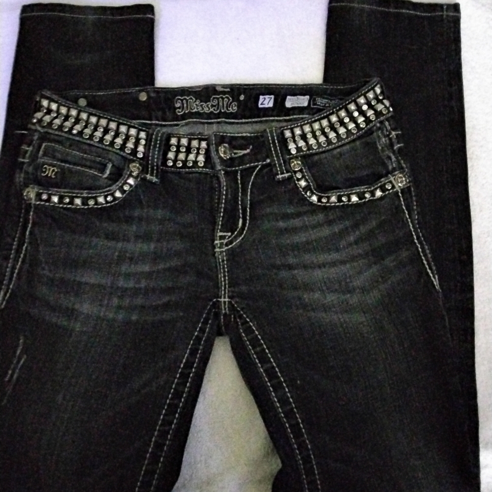 MISS ME WOMENS BLACK- SKINNY JEANS
